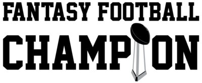 Fantasy Football Champion with Trophy