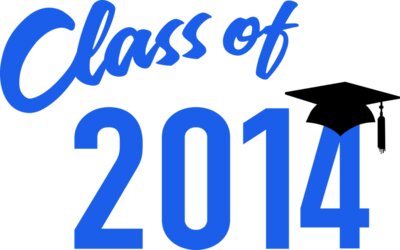 Class of 2014 Graduation BW Blue 2