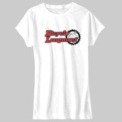 Bicycle Longmont Logo - SubliVie Ladies’  Polyester T-Shirt