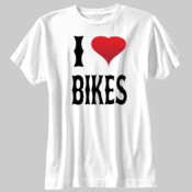 I Heart Bikes - SubliVie Youth  Polyester T-Shirt